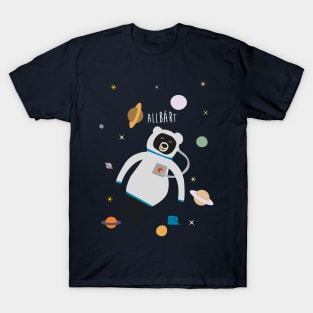 Allbärt. Bear in Space. T-Shirt